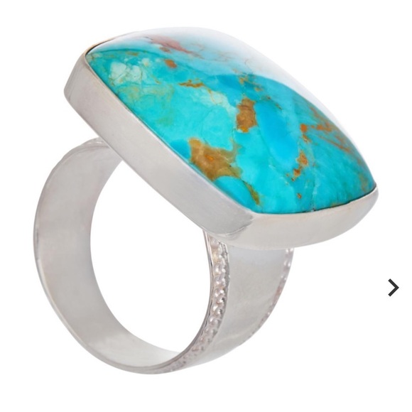 SALE JAY KING TURQUOISE SLEEPING BEAUTY RING 925 SILVER - Picture 4 of 8